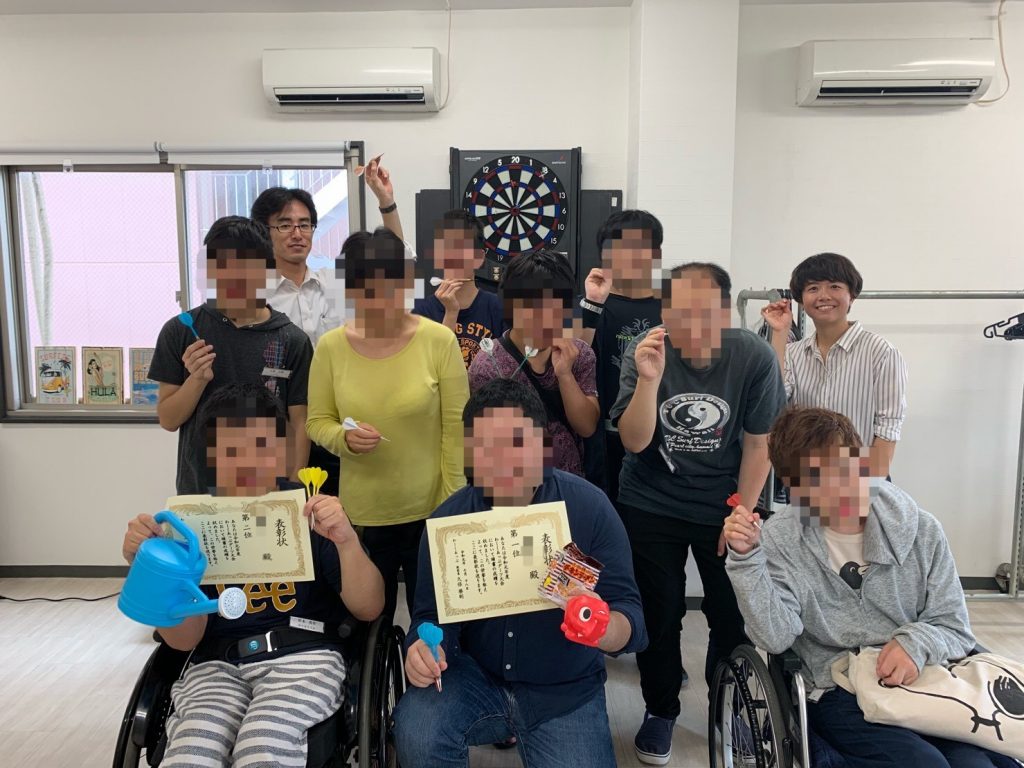 令和元年7月18日　3事業所合同ダーツ大会