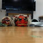 令和4年1月　新春！　獅子舞が来てくれました。