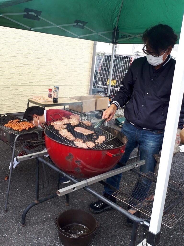 令和4年11月28日　わーくあっぷ瑞穂　BBQイベント