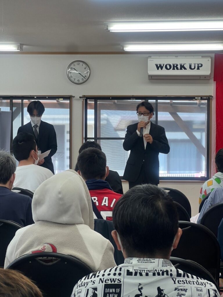 令和5年4月3日　わーくあっぷ入所式