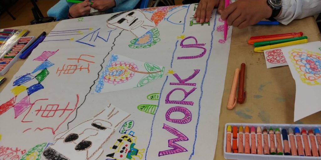 令和5年5月4日　わーくあっぷ瑞穂　アートワーク