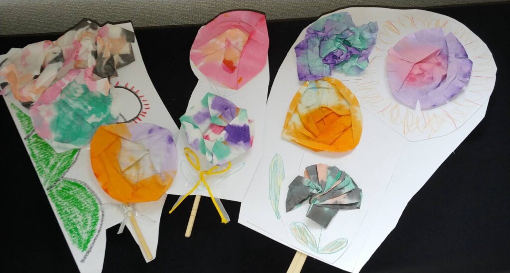 令和5年6月1日　わーくあっぷ瑞穂　アートワーク活動