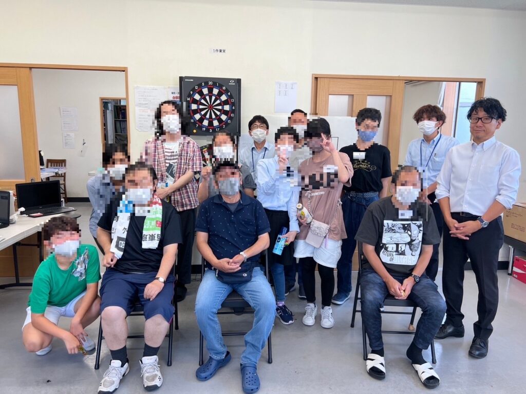 令和5年7月26日　わーくあっぷ全事業所対抗　ダーツ大会イベント