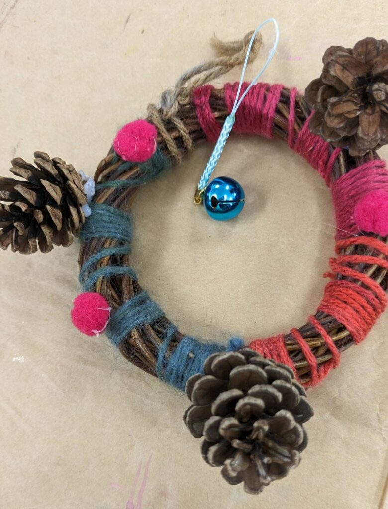 令和5年12月21日　わーくあっぷ瑞穂　アートワーク