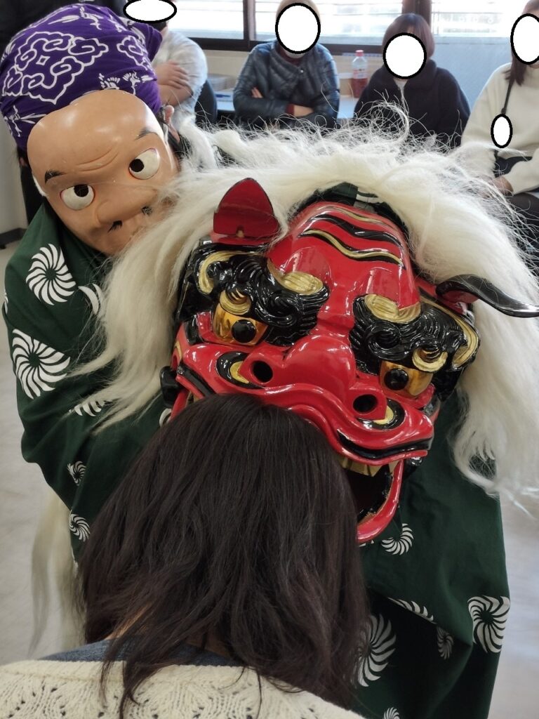 令和6年1月8日　新年　獅子舞イベント