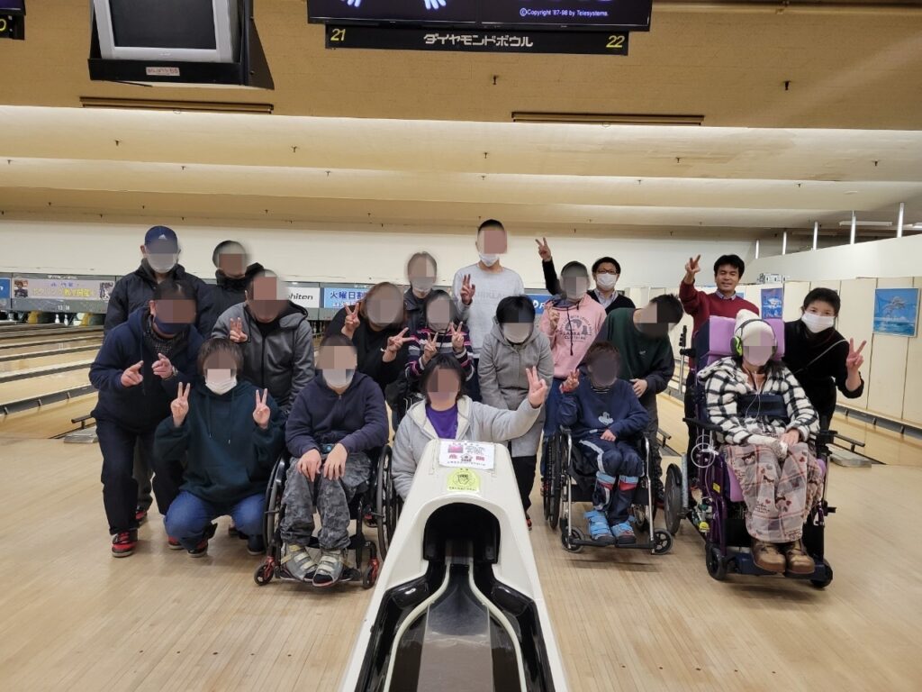 令和6年1月29日　わーくあっぷ瑞穂　ボーリングイベント