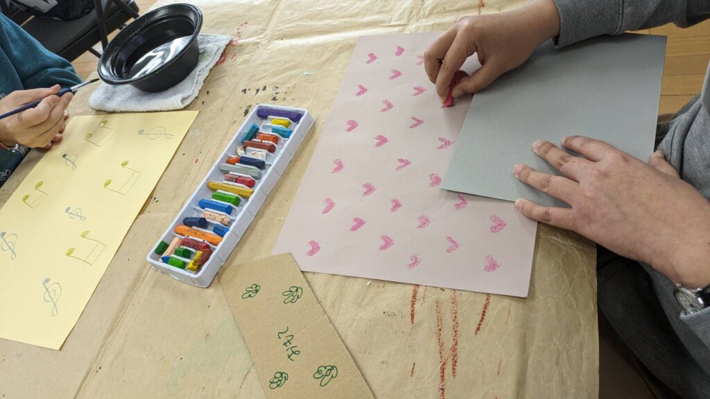 令和6年2月15日　わーくあっぷ瑞穂　アートワーク