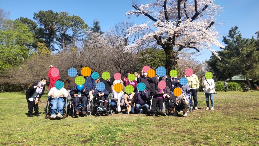 令和6年4月10日　わーくあっぷ瑞穂　ヒノントンZOOお花見イベント