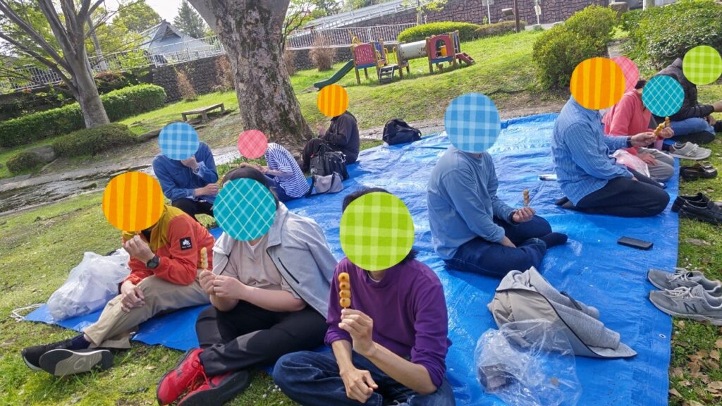 令和6年4月15日　わーくあっぷ福生西口　お花見イベント