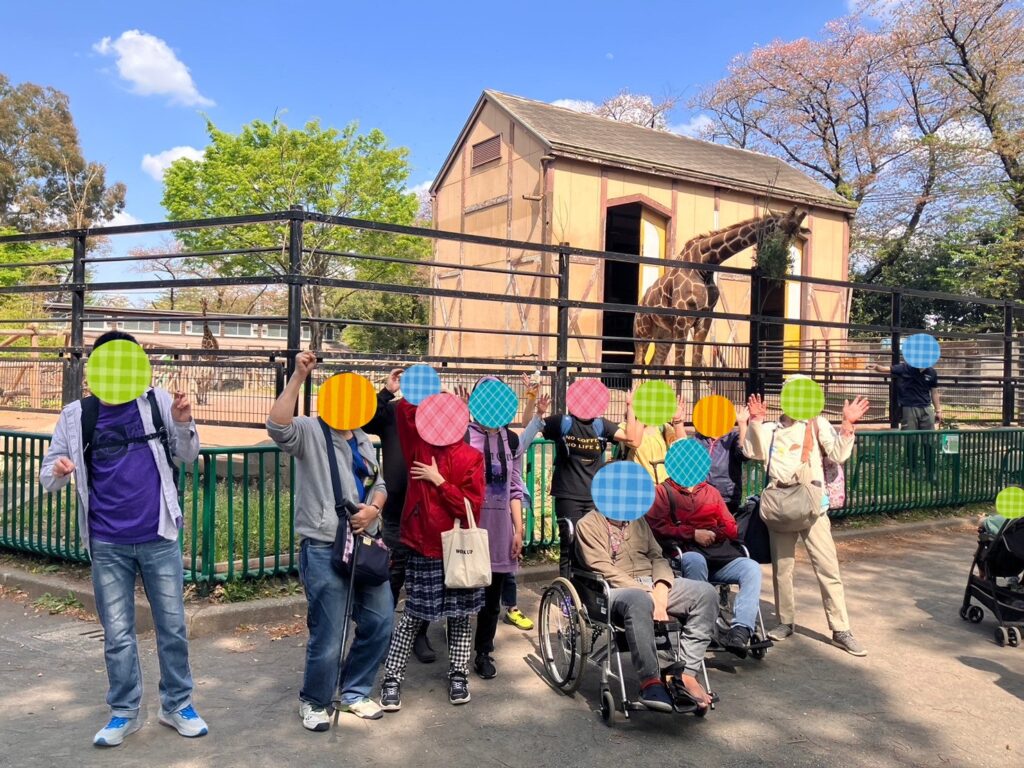 令和6年4月17日　わーくあっぷ福生　ヒノントンZOOお花見イベント