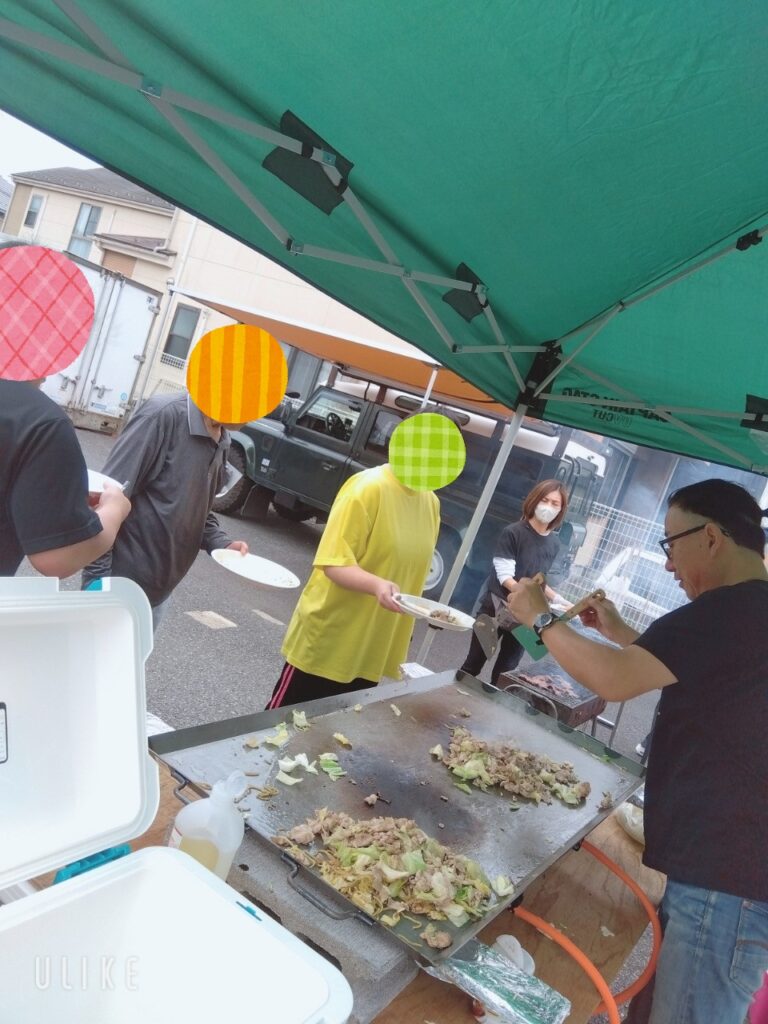 令和6年5月23日　わーくあっぷ瑞穂　BBQイベント