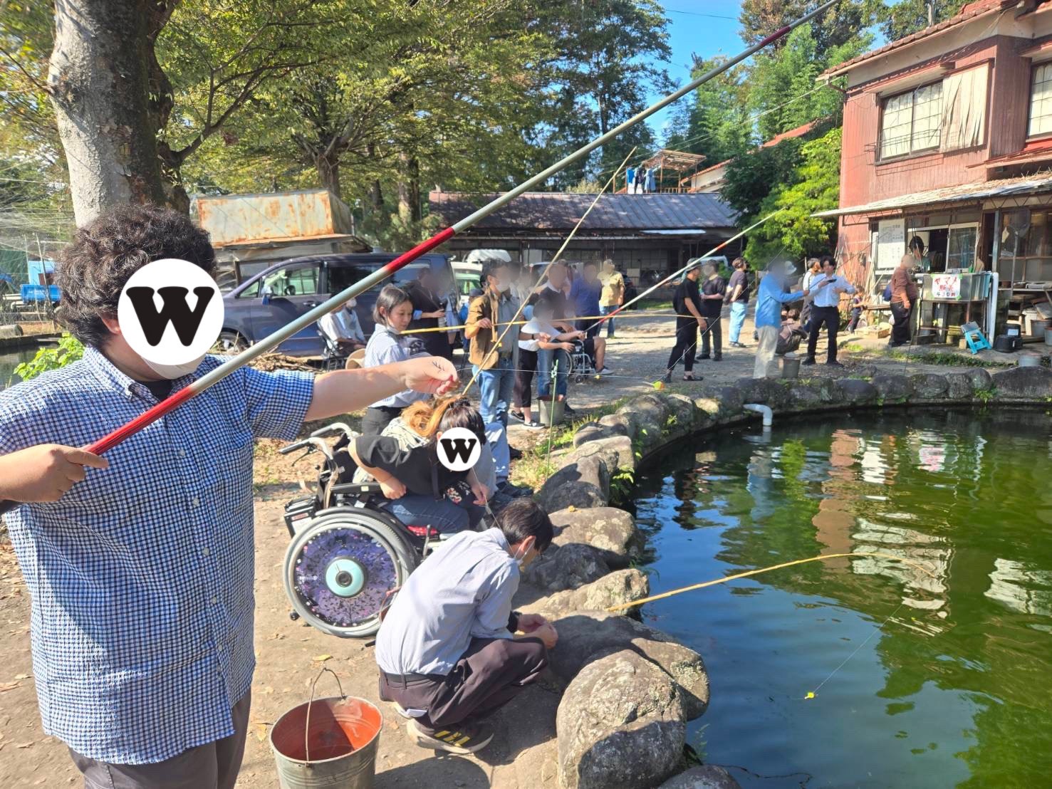 わーくあっぷ 福生&西口事業所合同 釣りイベント🎣